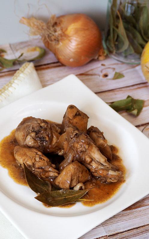 pollo con cebolla caramelizada receta facil