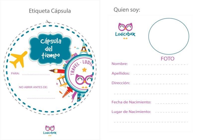 Manualidad capsula del tiempo