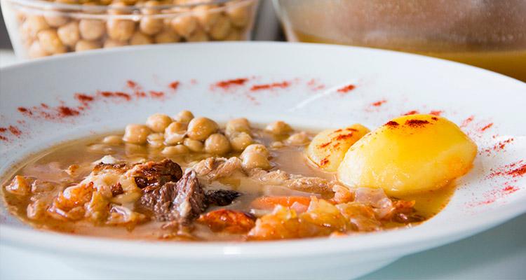 receta cocido madrileño olla express