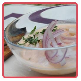 Ceviche de rape a la cordobesa