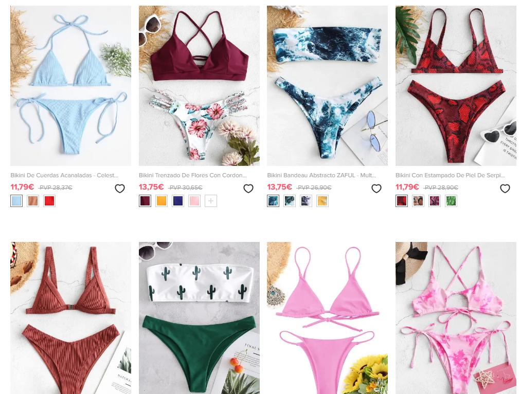 Comprar en China desde casa zaful