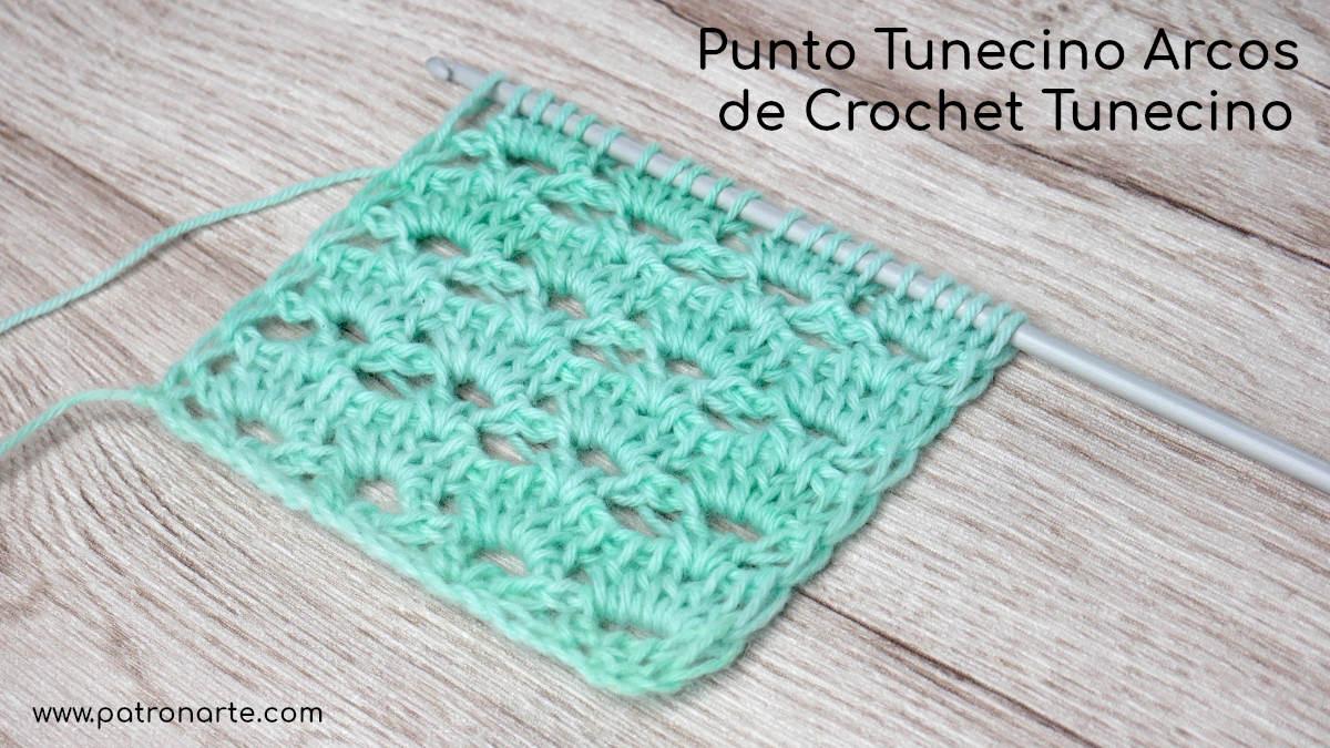 Punto Tunecino Arcos de Crochet Tunecino