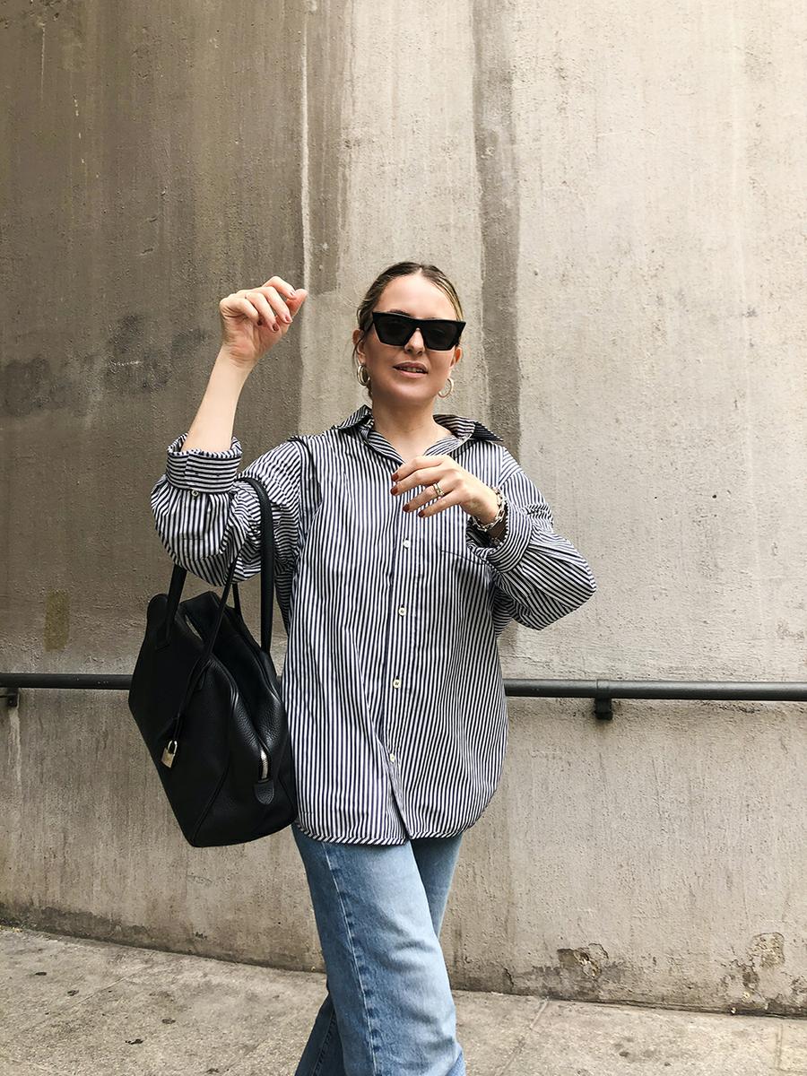 Trini | Balenciaga shirt Levis jeans