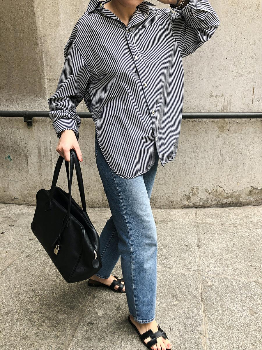 Trini | Balenciaga shirt Levis jeans