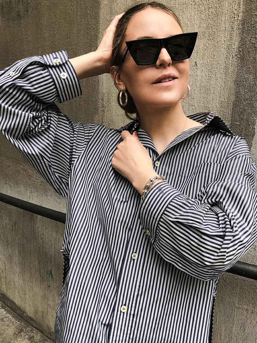 Trini | Balenciaga shirt Levis jeans