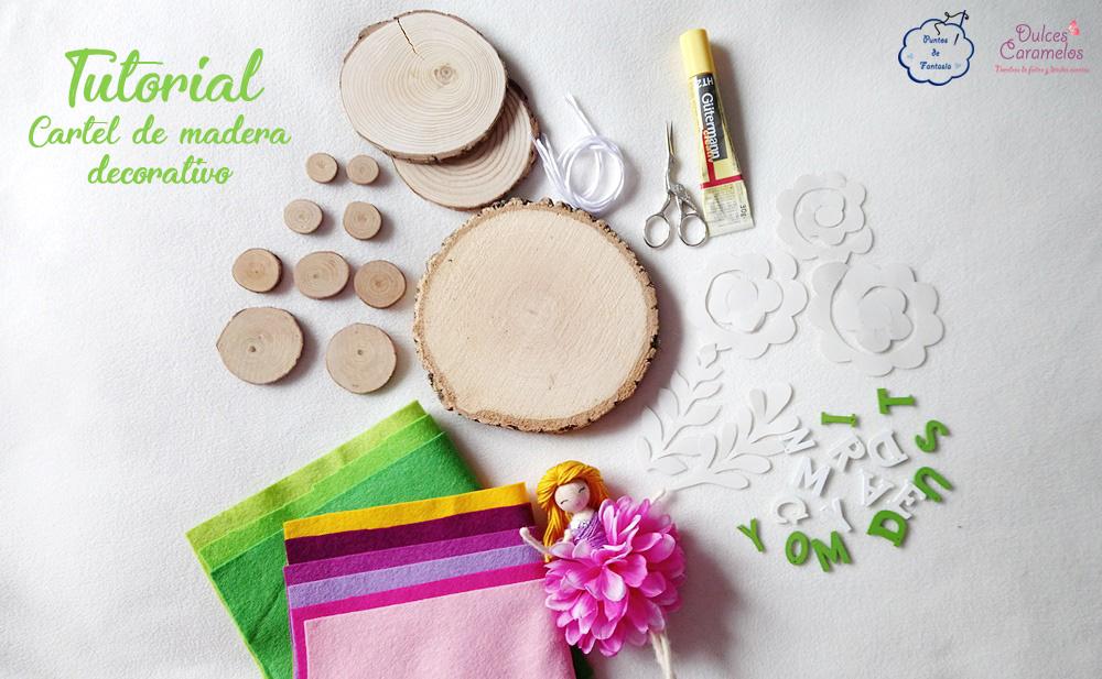 Tutorial cartel de madera que necesitamos