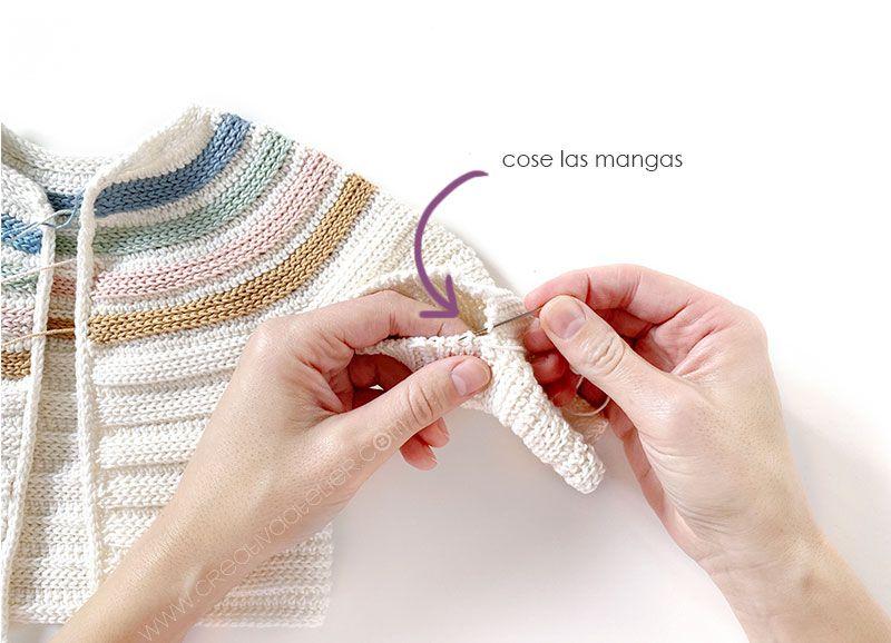 Cómo tejer la Chaqueta de crochet GINGER de bebé - Patrón y Tutorial -
