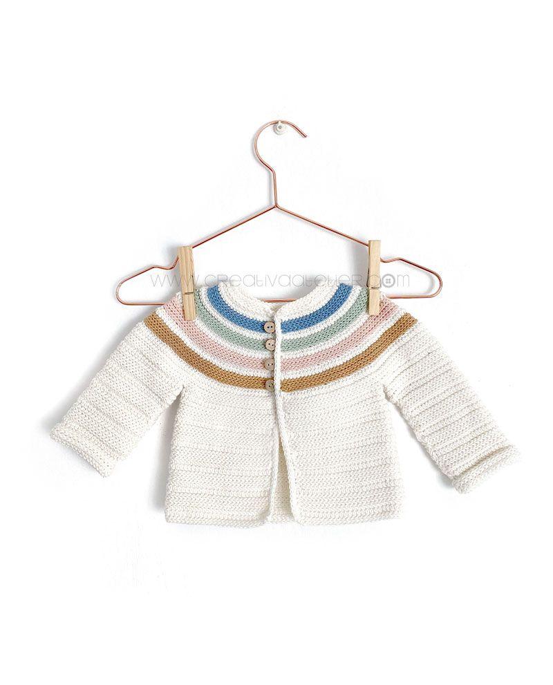 Cómo tejer la Chaqueta de crochet GINGER de bebé - Patrón y Tutorial -