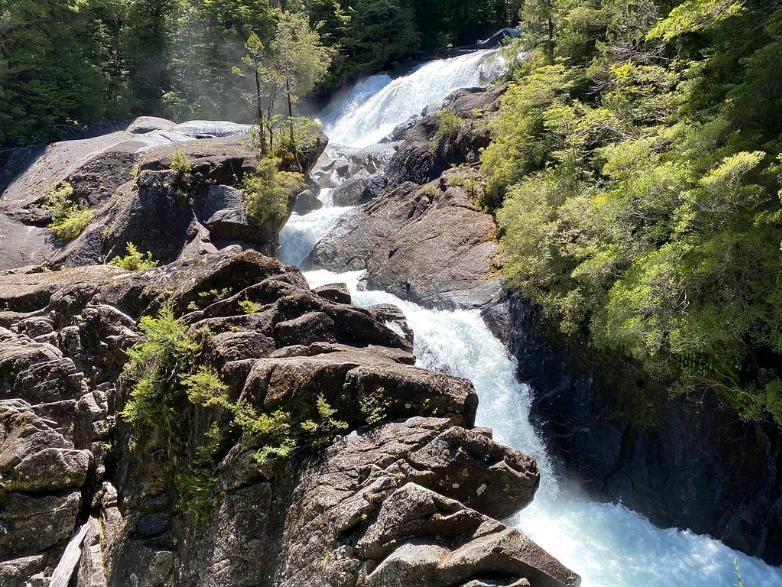 cascada en trekking