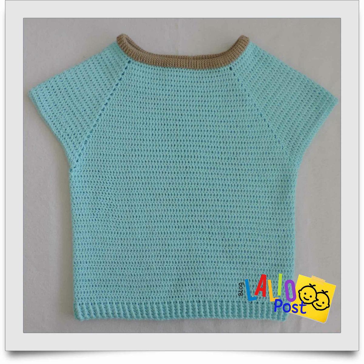 Blusa tejida a crochet