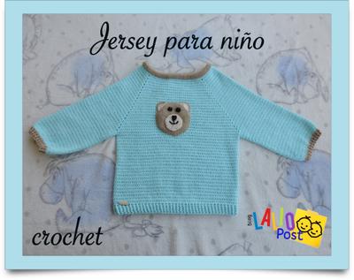 Chompas a crochet online para niño