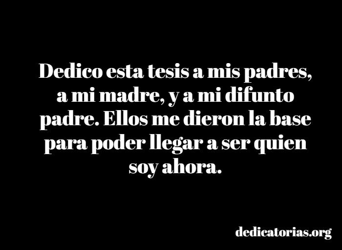 dedicatorias de tesis para mis padres