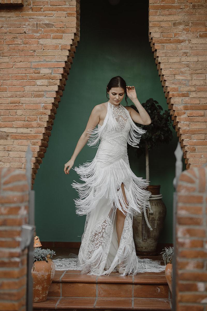 odet sacu y rue de seine Vestidos de novia