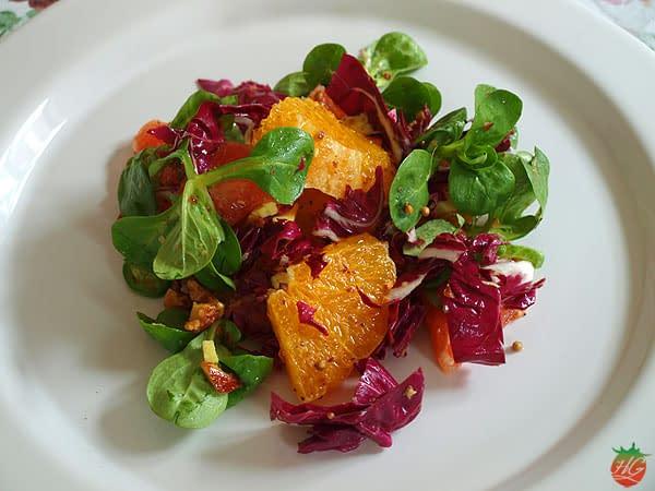 Ensalada de cítricos con salsa crujiente HortoGourmet