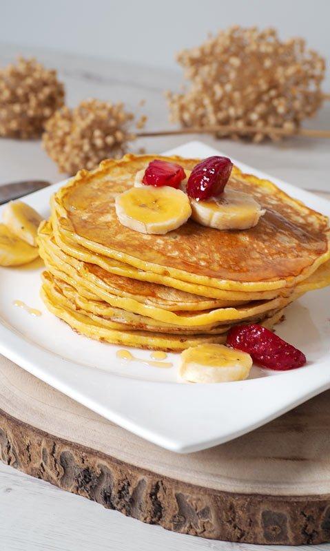 receta de tortitas, panqueques o pancakes
