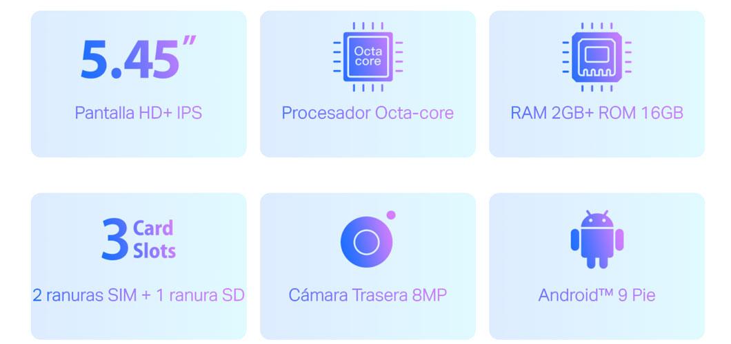Neffos C7s - Hardware y características