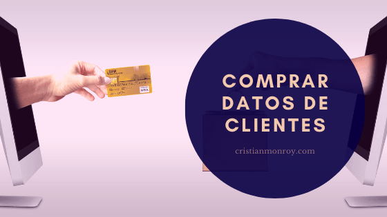 Comprar datos de clientes