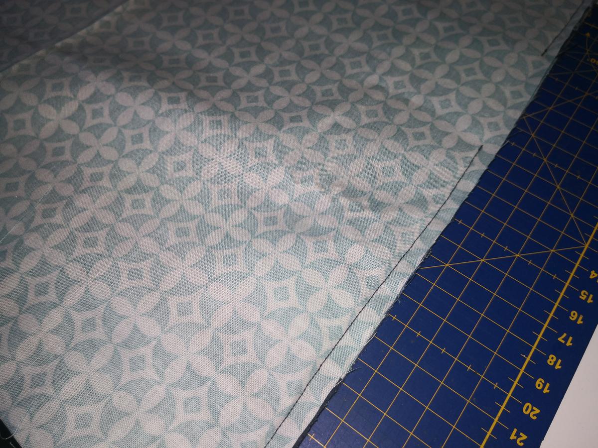 Cosemos las dos telas