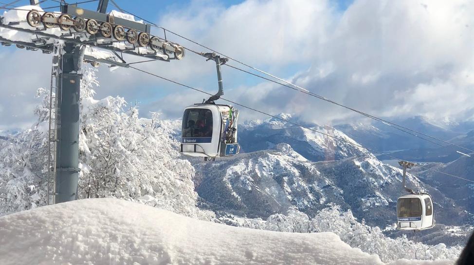 san martin de los andes en invierno cerro chapelco