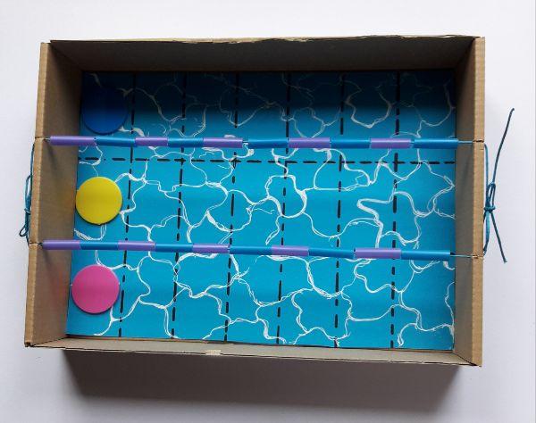 Manualidad con tema piscina, una idea refrescante