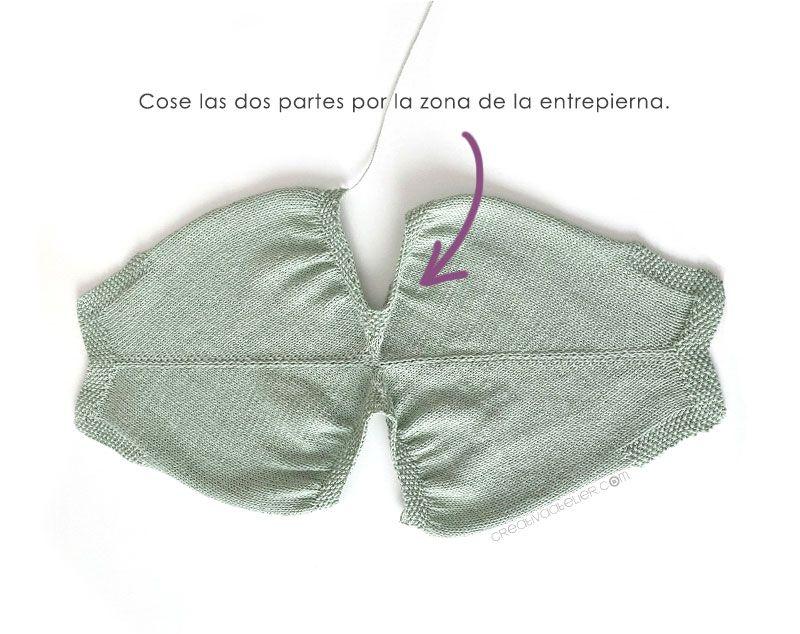 Cómo tejer el Pelele de Punto Pickles de bebé - Patrón y Tutorial -