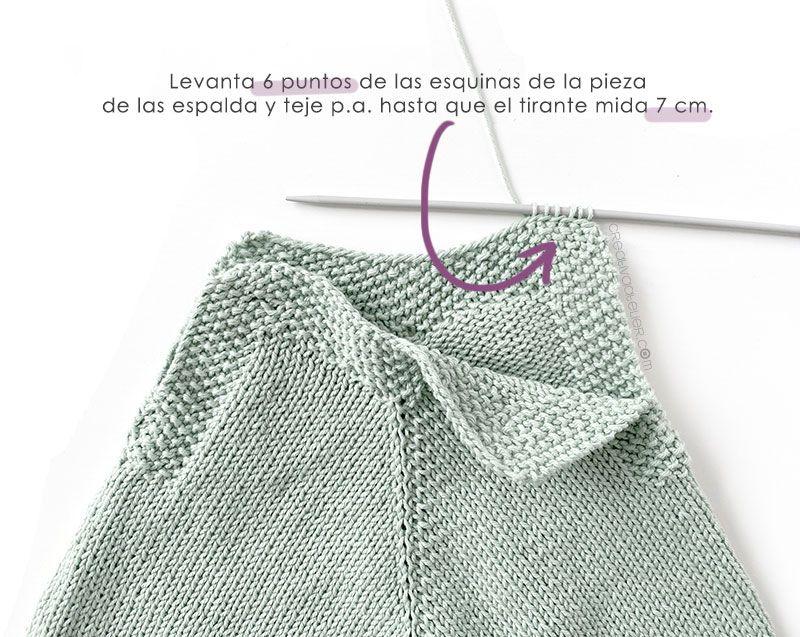 Cómo tejer el Pelele de Punto Pickles de bebé - Patrón y Tutorial -