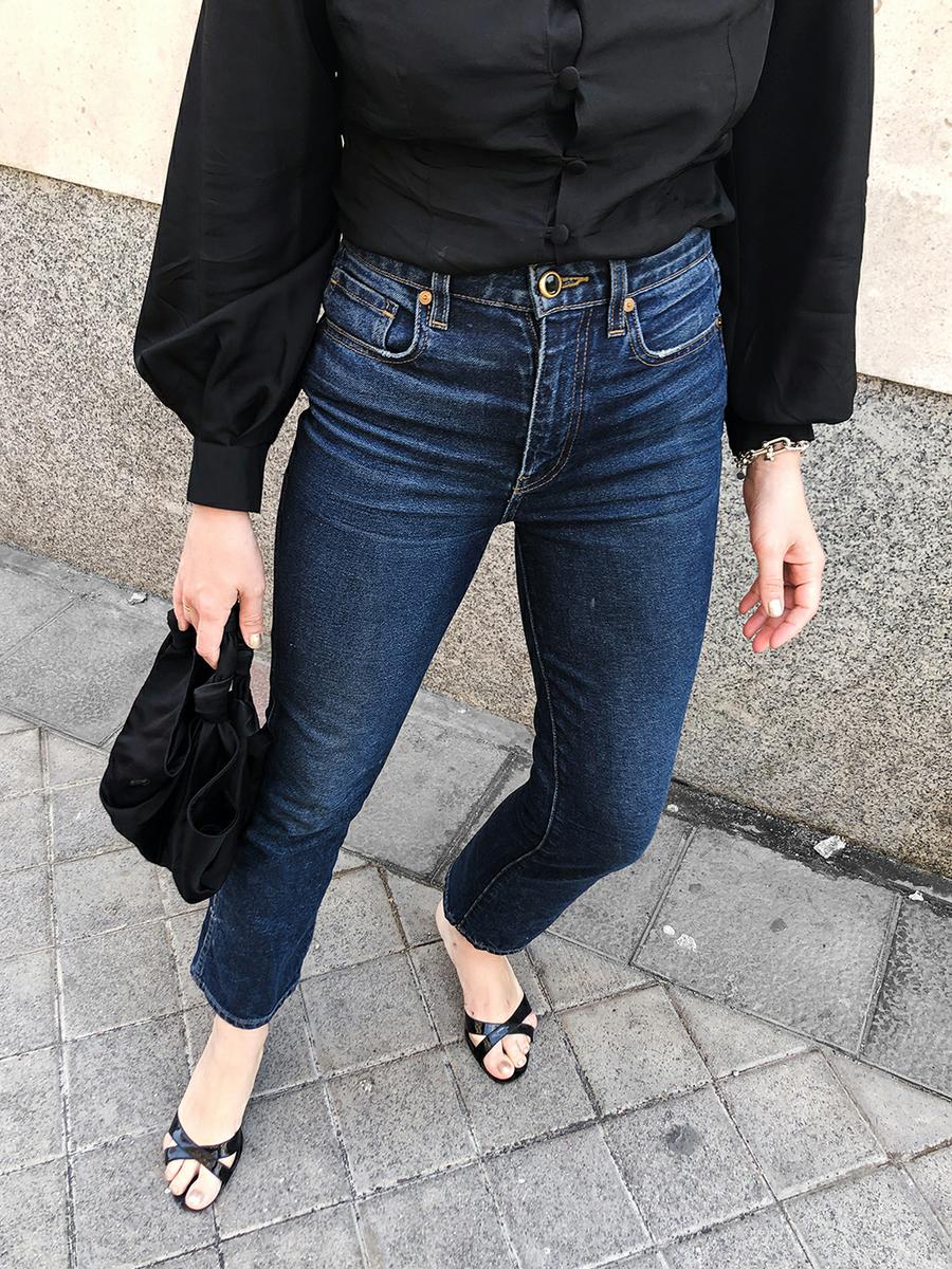 Trini | Khaite jeans Deitas top