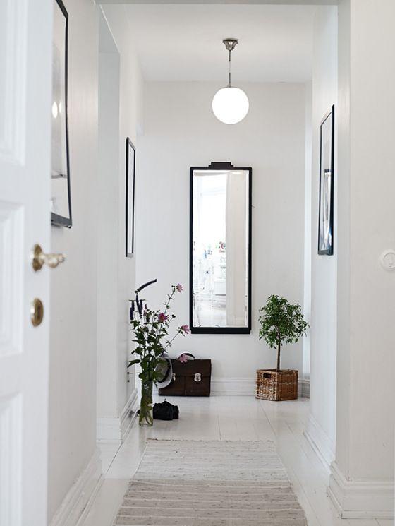 mejorar un pasillo aburrido con un punto nórdico