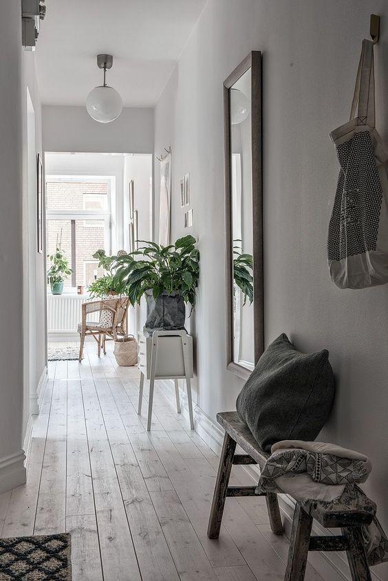 mejorar un pasillo aburrido con un punto nórdico