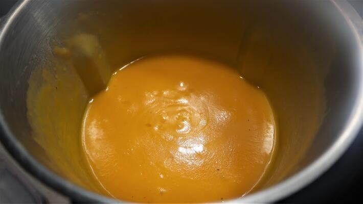 Triturar los ingredientes una vez cocidos en el vaso