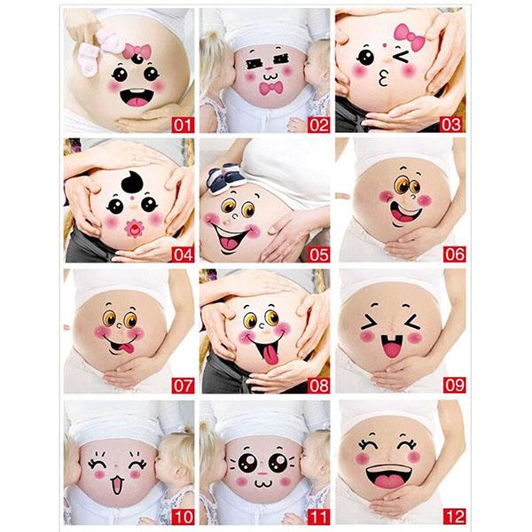 Regalos para embarazadas: Pegatinas barriga embarazada
