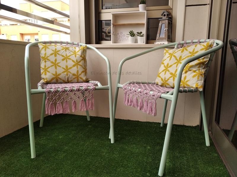 Sillas macramé
