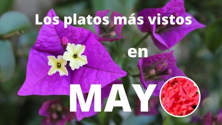 Los platos más vistos en mayo