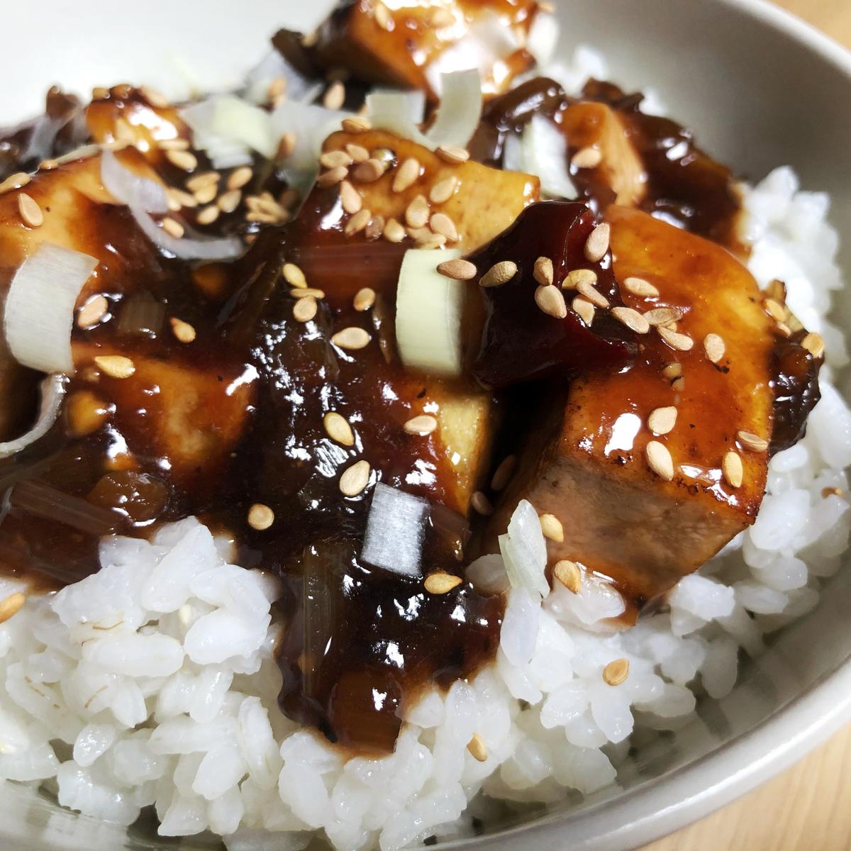 tofu en salsa picante