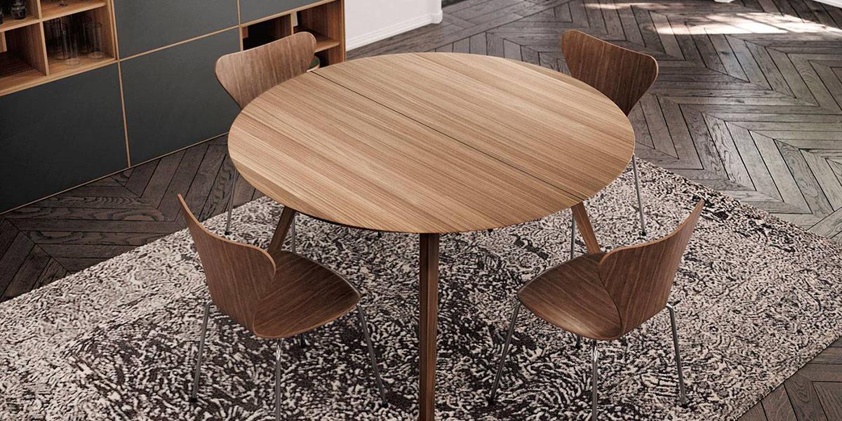3 tipos de mesas redondas perfectas para el comedor - Noveno Ce