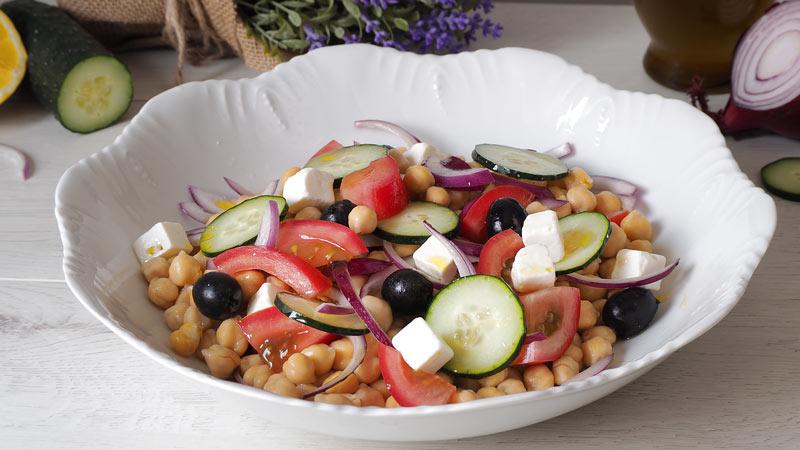 ensalada de garbanzos