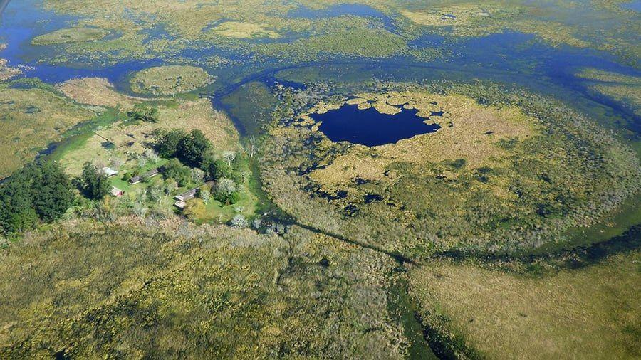 Humedales del Parque Nacional Iberá en Argentina