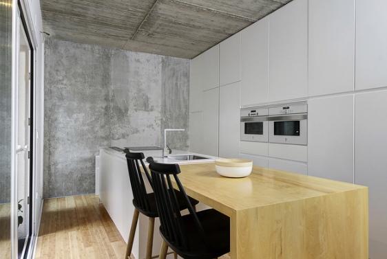 diseño de cocina minimalista