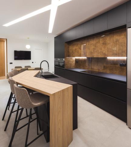 salpicadero de granito marro