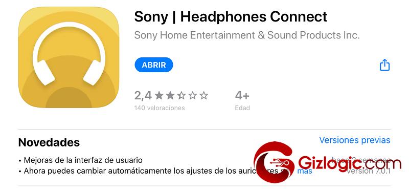 Sony Headphones Connect