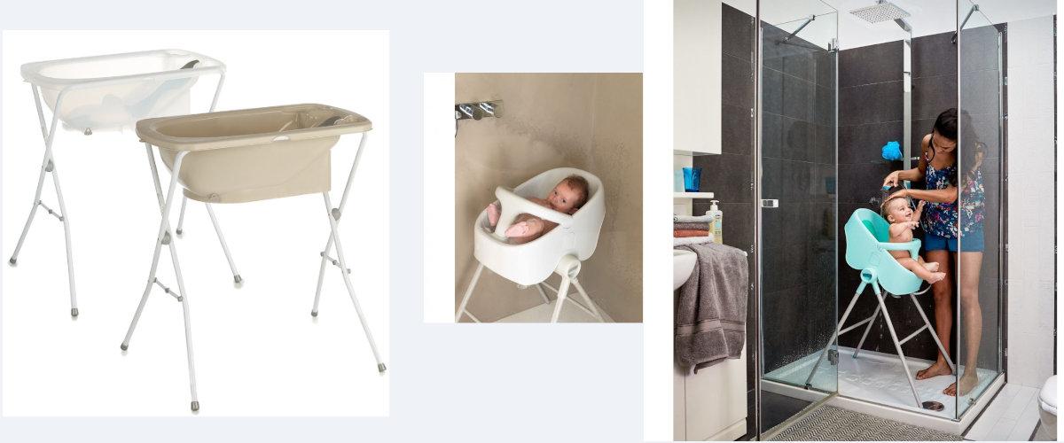 Bañera con estructura plegable