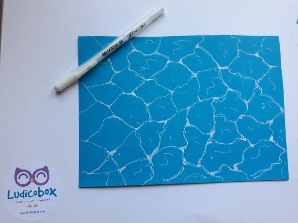 Manualidad de verano: un faro marinero DIY. agua