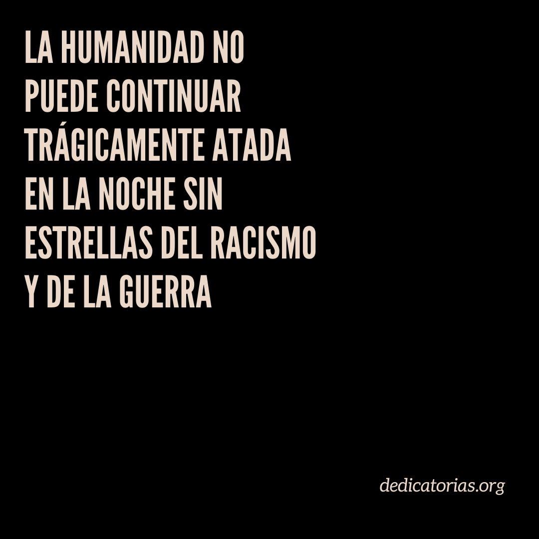 Dedicatorias contra el racismo
