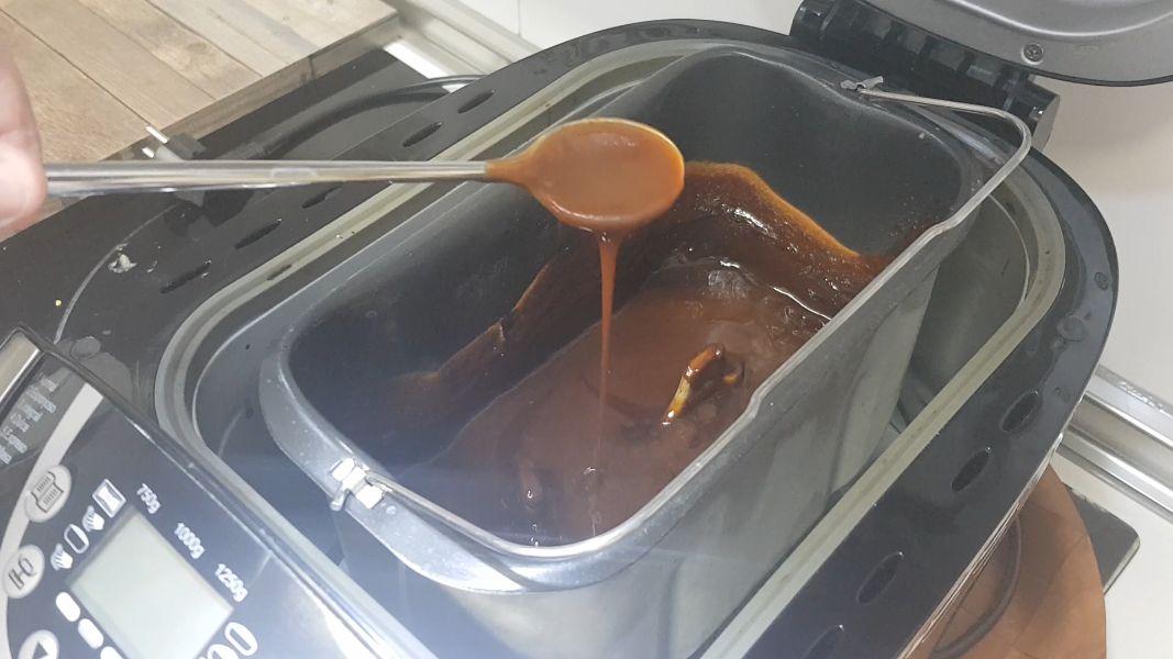 Dulce de leche en panificadora