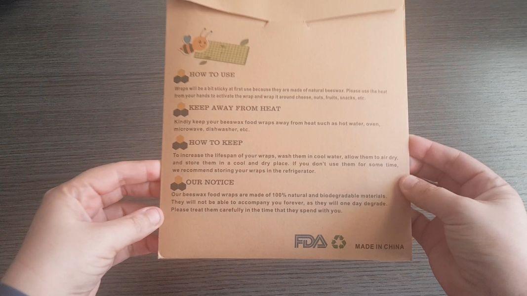 Envoltorio cera de abeja