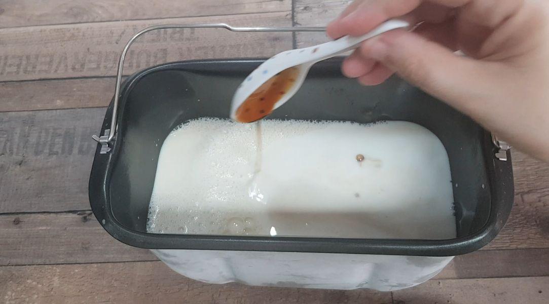 Dulce de leche en panificadora