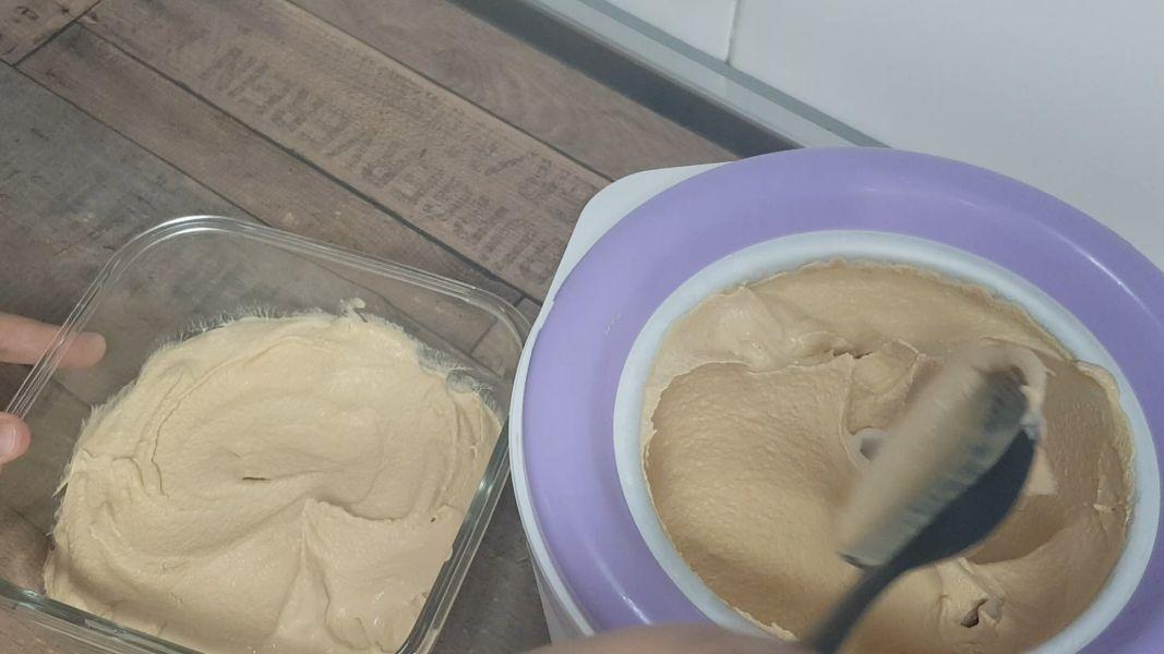 Helado de dulce de leche