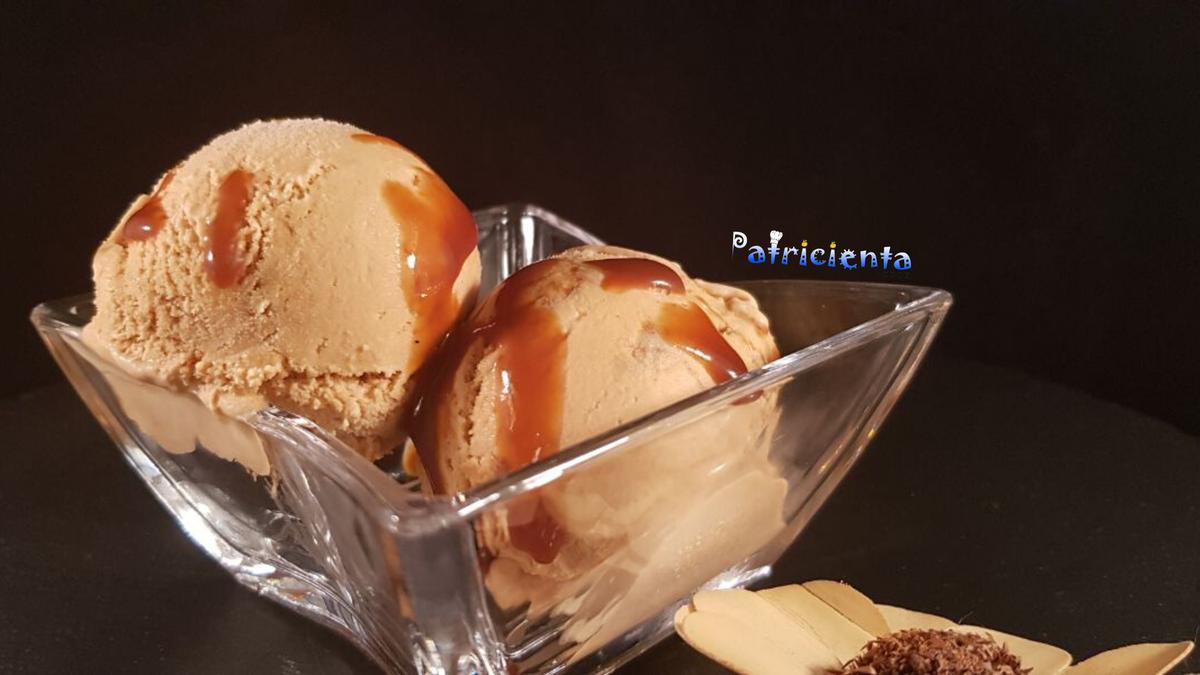 Helado de dulce de leche en heladera lidl