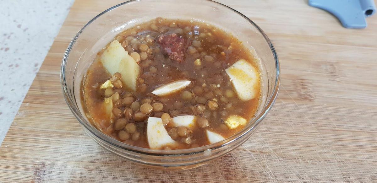 Lentejas en panificadora Lidl