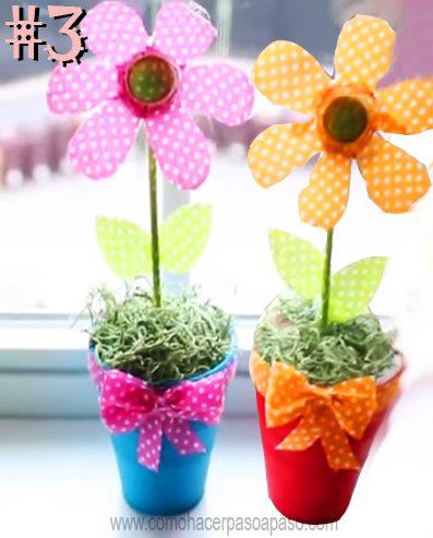 cómo hacer flores con botellas plásticas
